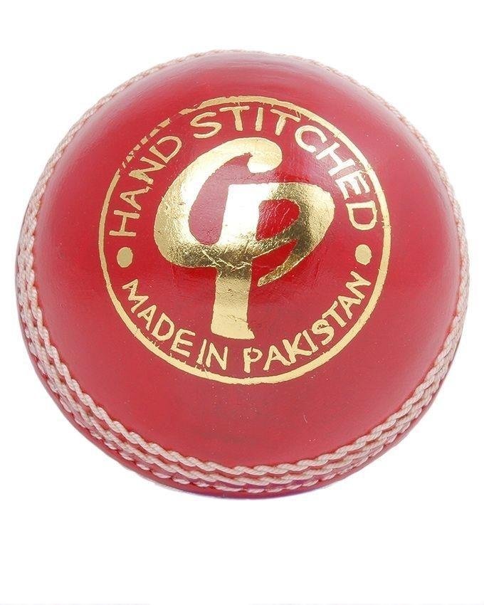 Red Leather Cricket Ball