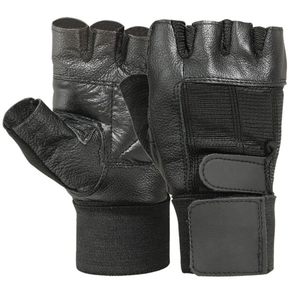 Fitness Unisex Half-Finger Leather Gloves